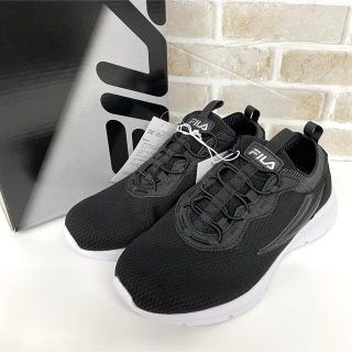 フィラ(FILA)のFILA フィラ レディース スニーカー 25cm ブラック 軽量 (スニーカー)