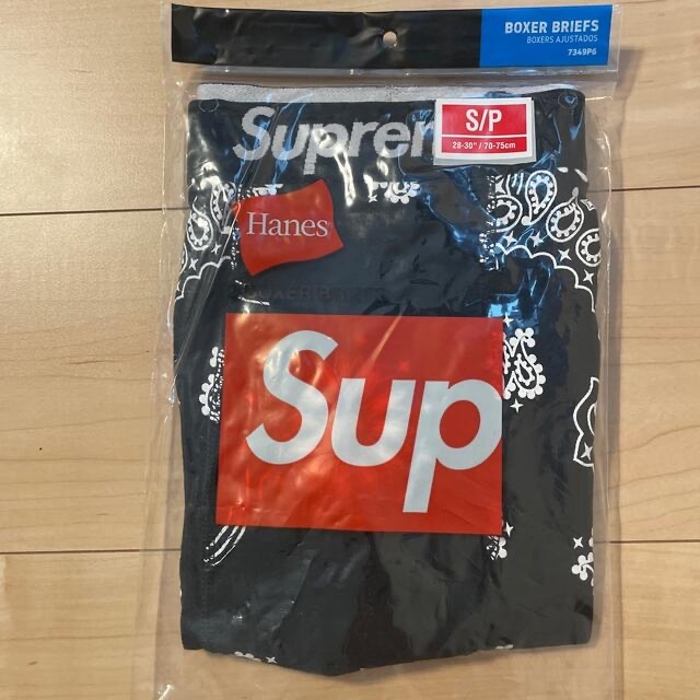 Supreme(シュプリーム)のSupreme Hanes バンダナボクサーパンツ1枚(Sサイズ) メンズのアンダーウェア(ボクサーパンツ)の商品写真