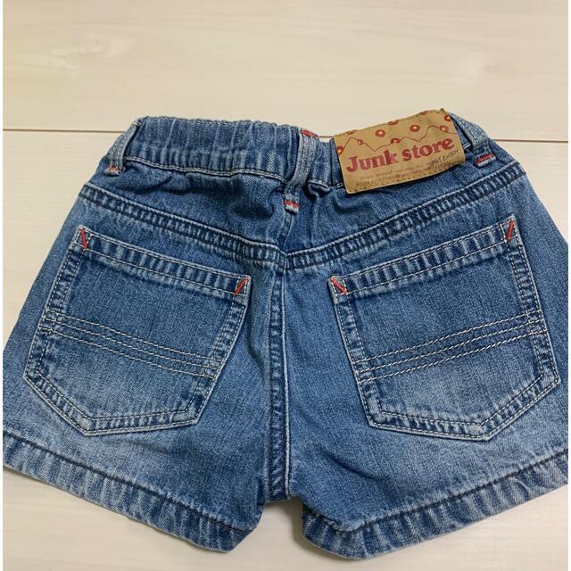 F.O.KIDS(エフオーキッズ)のキッズ 女の子 デニム ショートパンツ 100 キッズ/ベビー/マタニティのキッズ服女の子用(90cm~)(パンツ/スパッツ)の商品写真