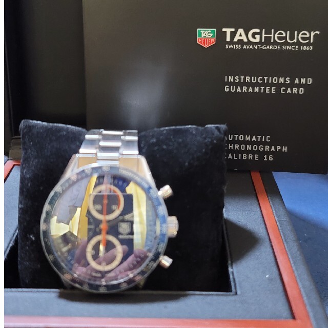 TAG Heuer(タグホイヤー)の最終値下げタグホイヤーカレラCV2015 メーカーOH済み メンズの時計(腕時計(アナログ))の商品写真