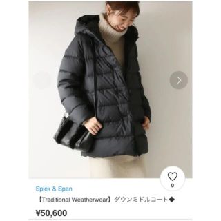 トラディショナルウェザーウェア(TRADITIONAL WEATHERWEAR)の【美品】Spick & Span × トラディショナルウェザーウェア(ダウンコート)