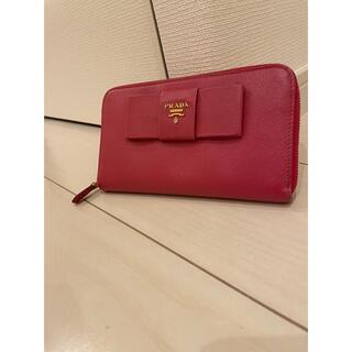 プラダ(PRADA)のプラダ　長財布　ピンク(財布)