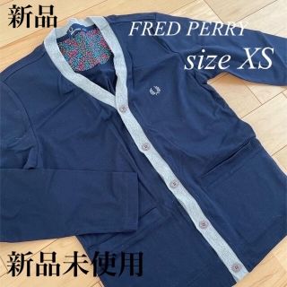 フレッドペリー(FRED PERRY)のフレッドペリー　FRED PERRY カーディガン　XS(カーディガン)