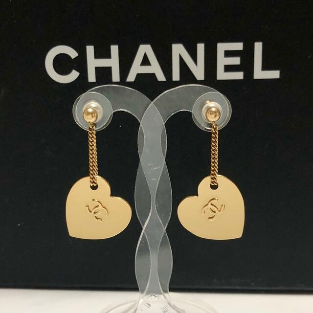 ✞CHANEL ロゴチェーンイヤリング✞-
