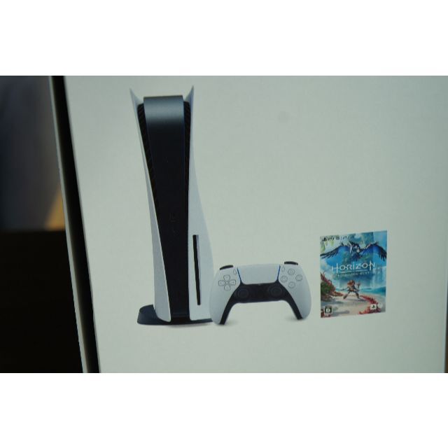 SONY(ソニー)のPlayStation 5 Horizon Forbidden West 同梱版 エンタメ/ホビーのゲームソフト/ゲーム機本体(家庭用ゲーム機本体)の商品写真