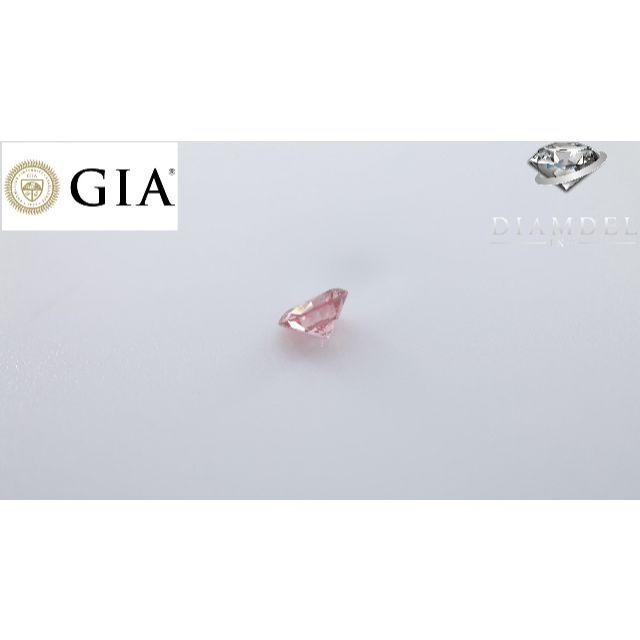 ピンクダイヤモンドルース/ F.I.PINK/ 0.08 ct. GIA