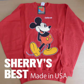 MICKEY ミッキーマウス　Californiaトレーナー 　新品　USA製(スウェット)