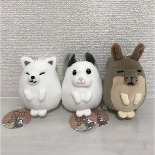 ぶちゃかわぬいぐるみ　新品未使用　3個セット(キャラクターグッズ)