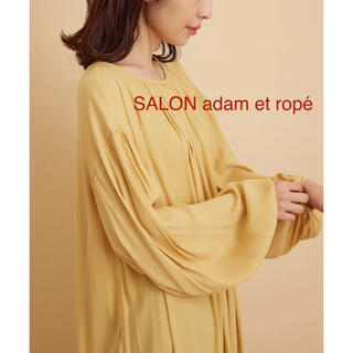 アダムエロぺ(Adam et Rope')の未使用＊SALON adam et ropé バックオープンギャザーブラウス(シャツ/ブラウス(長袖/七分))