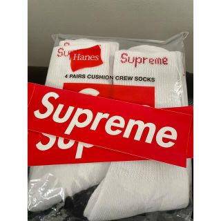 シュプリーム(Supreme)のSupreme®/Hanes® Crew Socks (4 Pack)(ソックス)