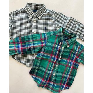 ポロラルフローレン(POLO RALPH LAUREN)の［子供服］ポロ ラルフローレン  長袖シャツ 80サイズ2点(シャツ/カットソー)