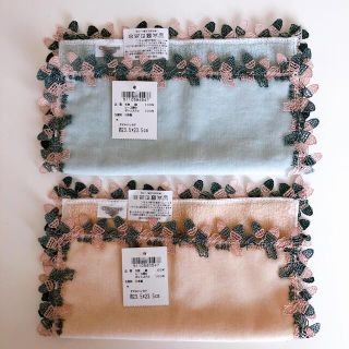 レモン様専用◎新品タグ付◎近沢レース◎どんぐり&桜ひらひら(ハンカチ)