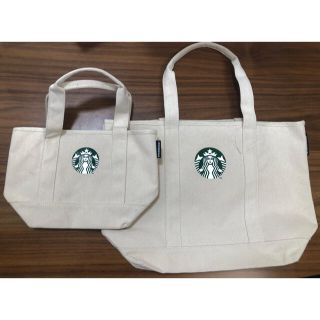 スターバックスコーヒー(Starbucks Coffee)の☆スターバックス　トートバッグセット☆(トートバッグ)