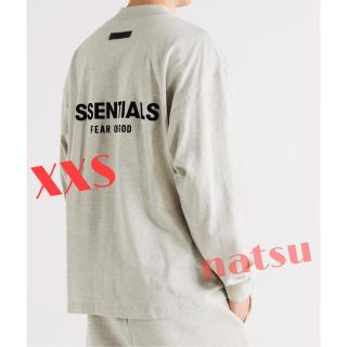 フィアオブゴッド(FEAR OF GOD)のFOG Essentials 両面ロゴ ロンT オフホワイト XXS  (Tシャツ/カットソー(七分/長袖))