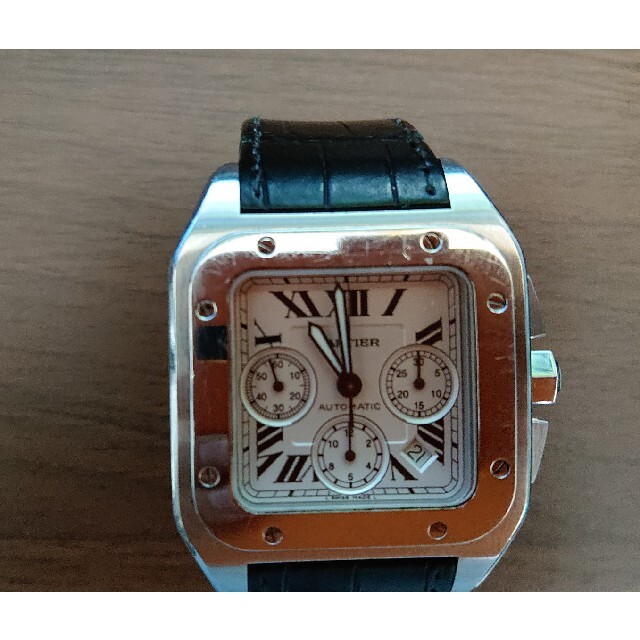 Cartier(カルティエ)のカルティエ Cartier サントス 100 クロノグラフ XL メンズの時計(腕時計(アナログ))の商品写真