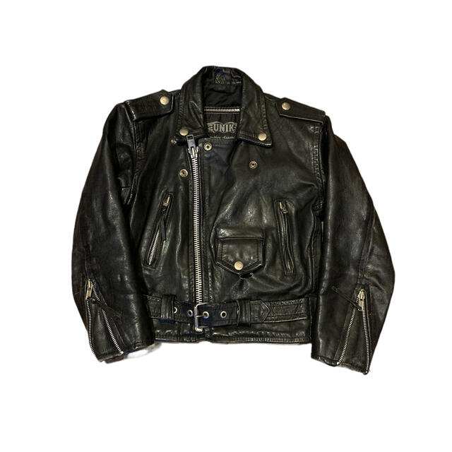 used leather double riders jacket