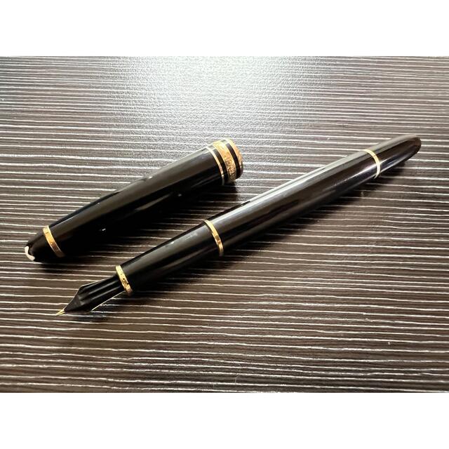 MONTBLANC(モンブラン)のモンブラン マイスターシュテュック 144 万年筆 EF 極細字 ブラック 中白 インテリア/住まい/日用品の文房具(ペン/マーカー)の商品写真