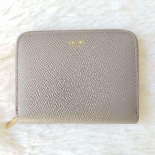 セリーヌ(celine)の美品✨セリーヌ　コインケース　ペブル　コインパース　財布　カーフレザー(コインケース)