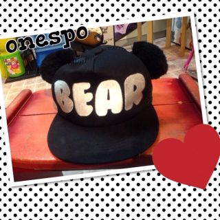 ワンスポ(one spo)のonespo☆Bearキャップ☆新品(キャップ)