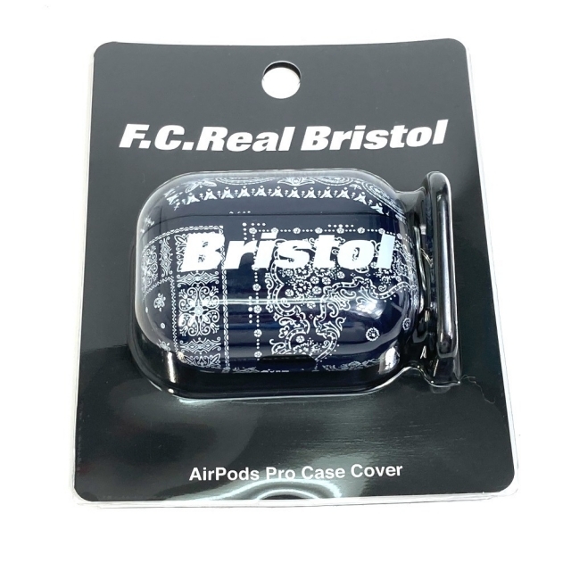 ブリストル Bristol AirPods Pro CASE COVER FCRB-222105 F.C.Real Bristol ロゴ/小物 小物入れ NAVY BANDANA ネイビー 未使用