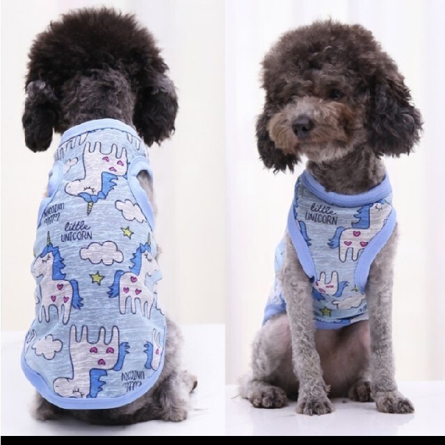 犬 洋服 タンク 薄手 ユニコーン サボテン その他のペット用品(犬)の商品写真
