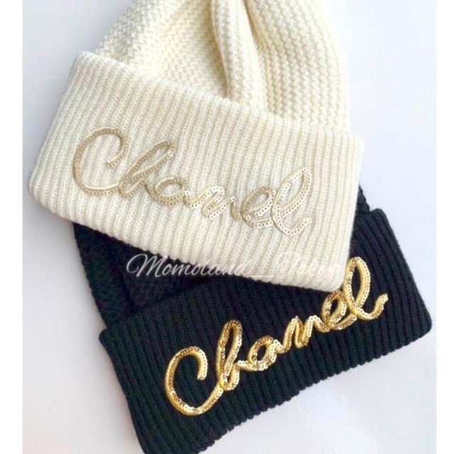 CHANEL(シャネル)の🖤シャネル💛新品未使用品✨大人気ニット帽💖 レディースの帽子(ニット帽/ビーニー)の商品写真