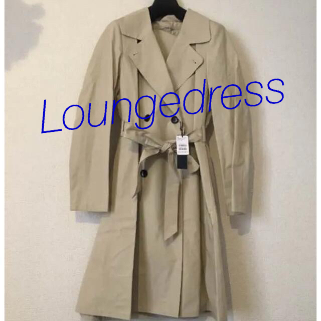 上質✨【FREE】Lounge dress❤️　ベージュ トレンチコート