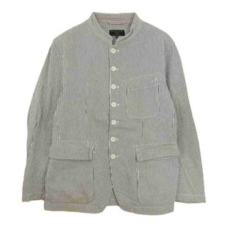 エンジニアードガーメンツ(Engineered Garments)のEngineered Garments エンジニアードガーメンツ ジャケット FREAK'S STORE フリークスストア 別注 ヒッコリー ストライプ スタンドカラー ジャケット S【中古】(その他)