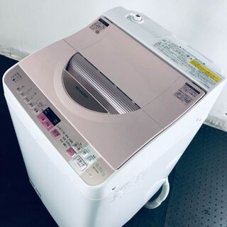 ★送料・設置無料★ 中古 中型洗濯機 シャープ (No.0757)(洗濯機)