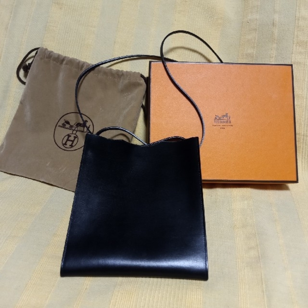 エルメス　HERMES 入手困難　未使用品　オニメトゥ　ショルダー　ブラック