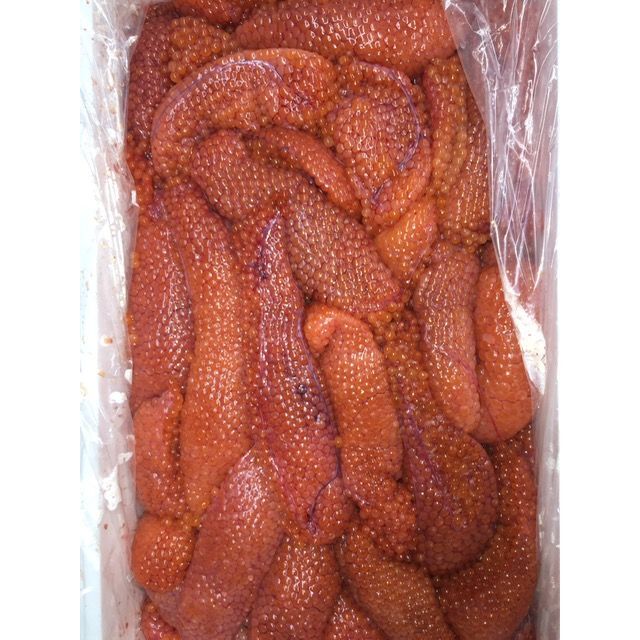 北海道産直★秋鮭生筋子(1kg)鮮度抜群 食品/飲料/酒の食品(魚介)の商品写真