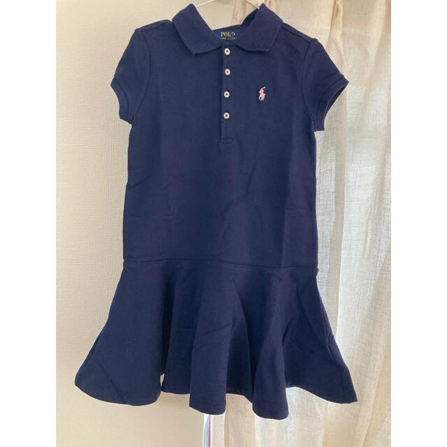 POLO RALPH LAUREN(ポロラルフローレン)のPP様専用《新品》ラルフローレンサイズ6 ショートスリープポロドレス キッズ/ベビー/マタニティのキッズ服女の子用(90cm~)(ワンピース)の商品写真