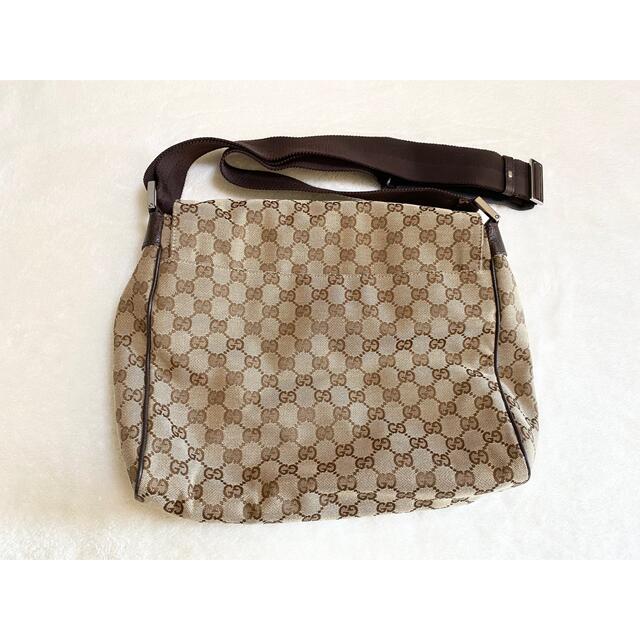 Gucci - ✨超美品✨ GUCCI ショルダーバッグ GG柄 GGキャンバス レザー