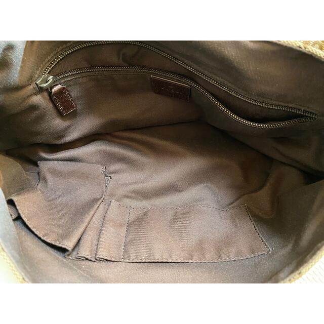 Gucci - ✨超美品✨ GUCCI ショルダーバッグ GG柄 GGキャンバス レザー