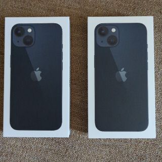 アイフォーン(iPhone)のアップル iPhone13 128GB ミッドナイト 新品未開封　2台　シムフリ(スマートフォン本体)