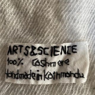 arts&science アーツアンドサイエンス カシミヤストールファッション小物