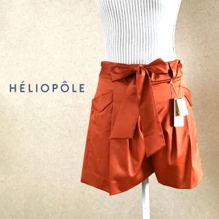 エリオポール(heliopole)の【タグ付き未使用】エリオポール　リボン付き キュロット　ショートパンツ(キュロット)