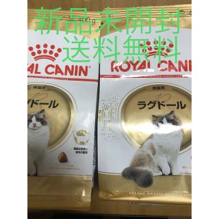 ロイヤルカナン(ROYAL CANIN)のロイヤルカナン ラグドール 400g 2セット　800g(ペットフード)