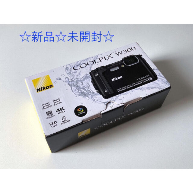 ☆新品☆ Nikon　COOLPIX W300 ブラック W300BK