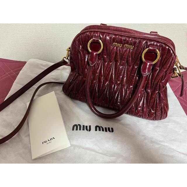 レディース専用 miumiu マテラッセ ハンドバッグ