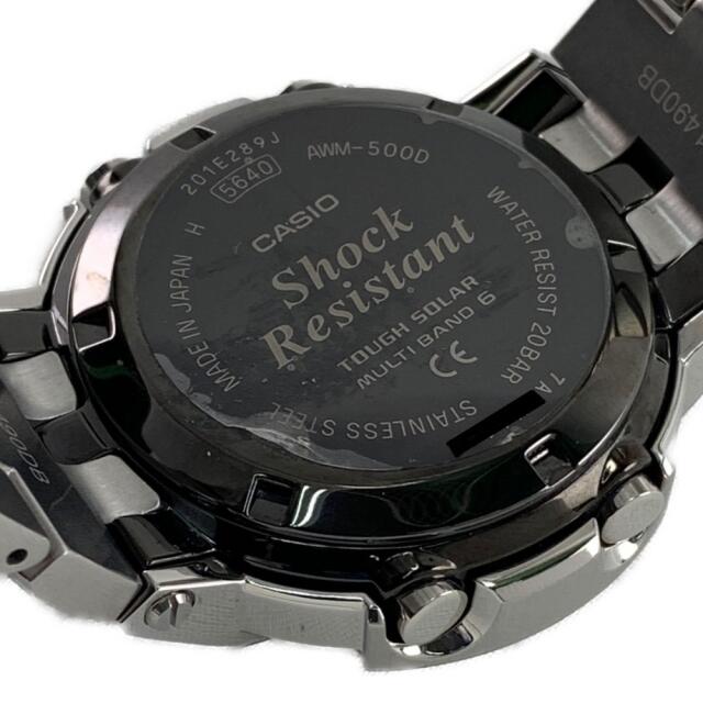 ▽▽カシオ G-SHOCK　腕時計 フルメタル 電波ソーラー AWM-500D