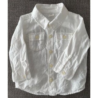 ベビーギャップ(babyGAP)の【専用】BabyGap 白シャツ　サイズ80(シャツ/カットソー)