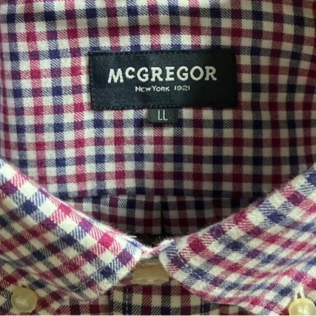 McGREGOR(マックレガー)のMcGREGOR長袖チェックシャツ　LL メンズのトップス(シャツ)の商品写真