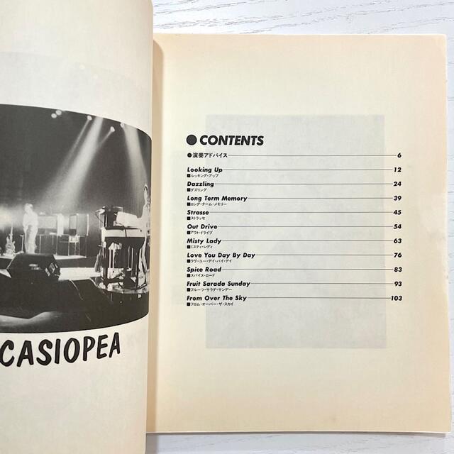 CASIOPEA ギター キーボード スコア PHOTOGRAPHS バンド 5