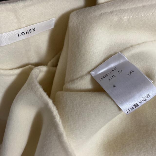 LOHEN ローヘン バックフォルムリバーZIPブルゾン