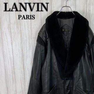 限定品通販サイト ランバン イタリア製 革ジャン Mサイズ レザージャケット