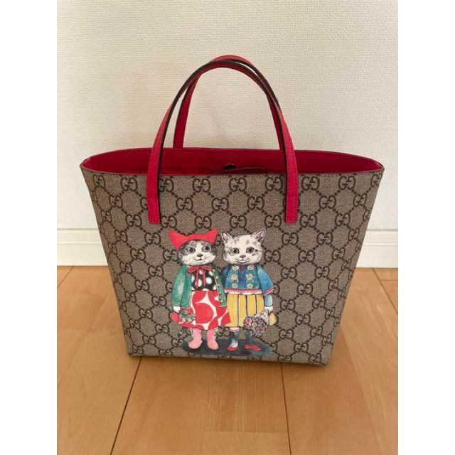 ラウンド Gucci - ☆グッチ ヒグチユウコ コラボバッグ☆GUCCI 赤 猫