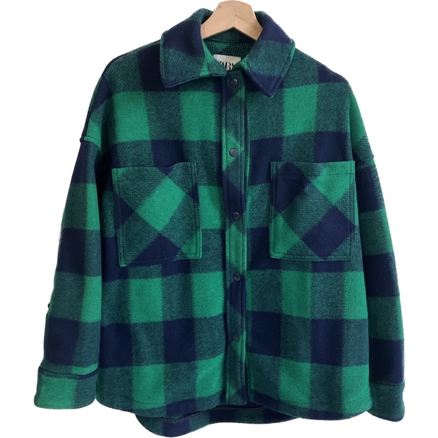 ZARA(ザラ)のザラ　シャツジャケット レディースのジャケット/アウター(ブルゾン)の商品写真