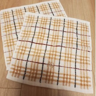 バーバリー(BURBERRY)のBURBERRY　LONDON　ウォッシュタオル二枚セット(タオル/バス用品)