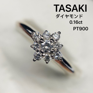 タサキ(TASAKI)の【TASAKI】天然ダイヤモンド　リング  PT900  (リング(指輪))